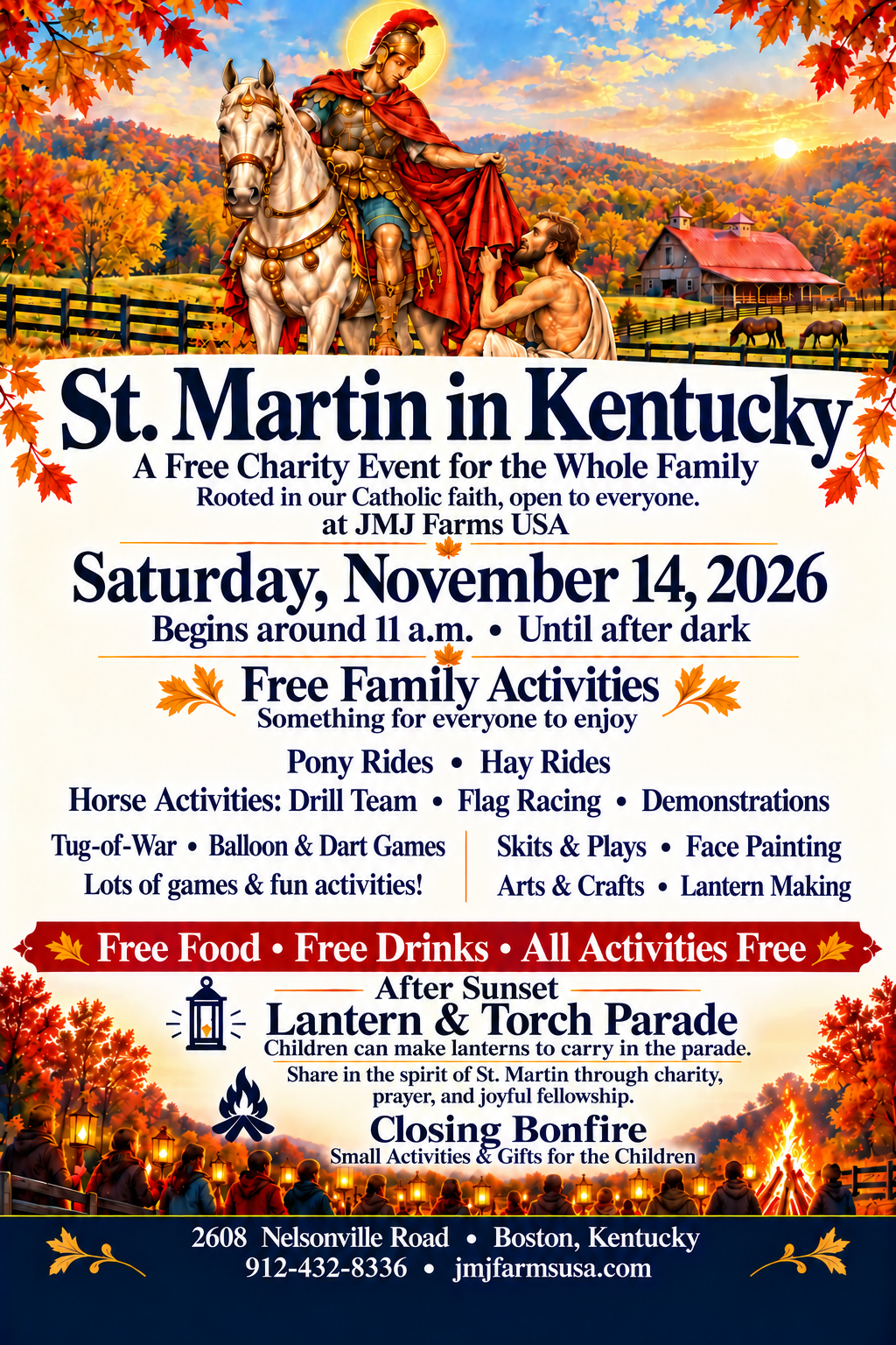 St Martin in Kentucky 2026 flyer